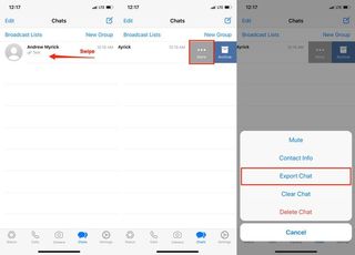 Export WhatsApp Chat From Iphone