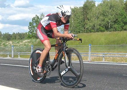 Eva Nystr&ouml;m (Fredrikshofs IF CK) is consistently strong in TT-races, number eight today.