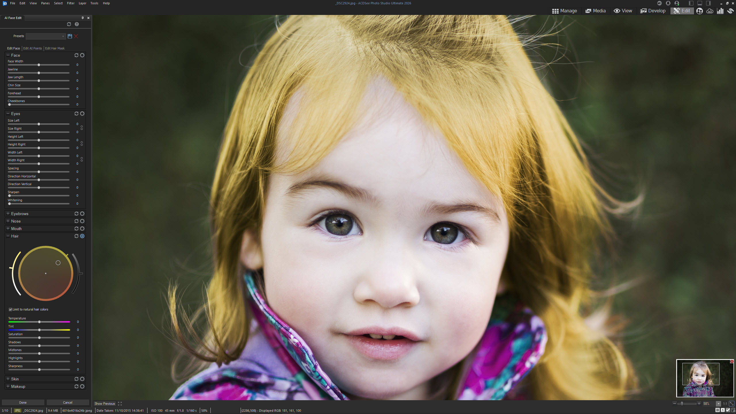 Screengrab of the ACDSee Photo Studio Ultimate 2026 user interface