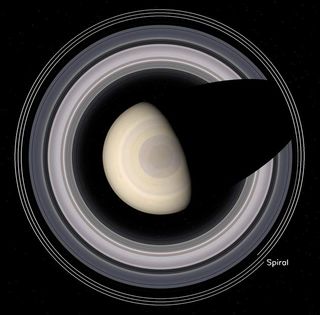 Saturn Surprise: One Ring is Actually a Spiral