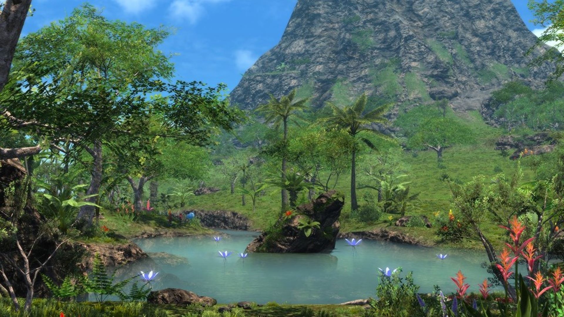 На первом острове 14. Август река остров. Форц игра. Island Sanctuary resources. Final Fantasy XIV account..