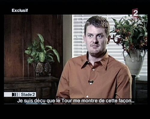 Landis in recent French TV interview
