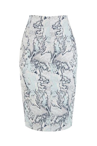 Oasis Marble Jacquard Pencil Skirt, £50