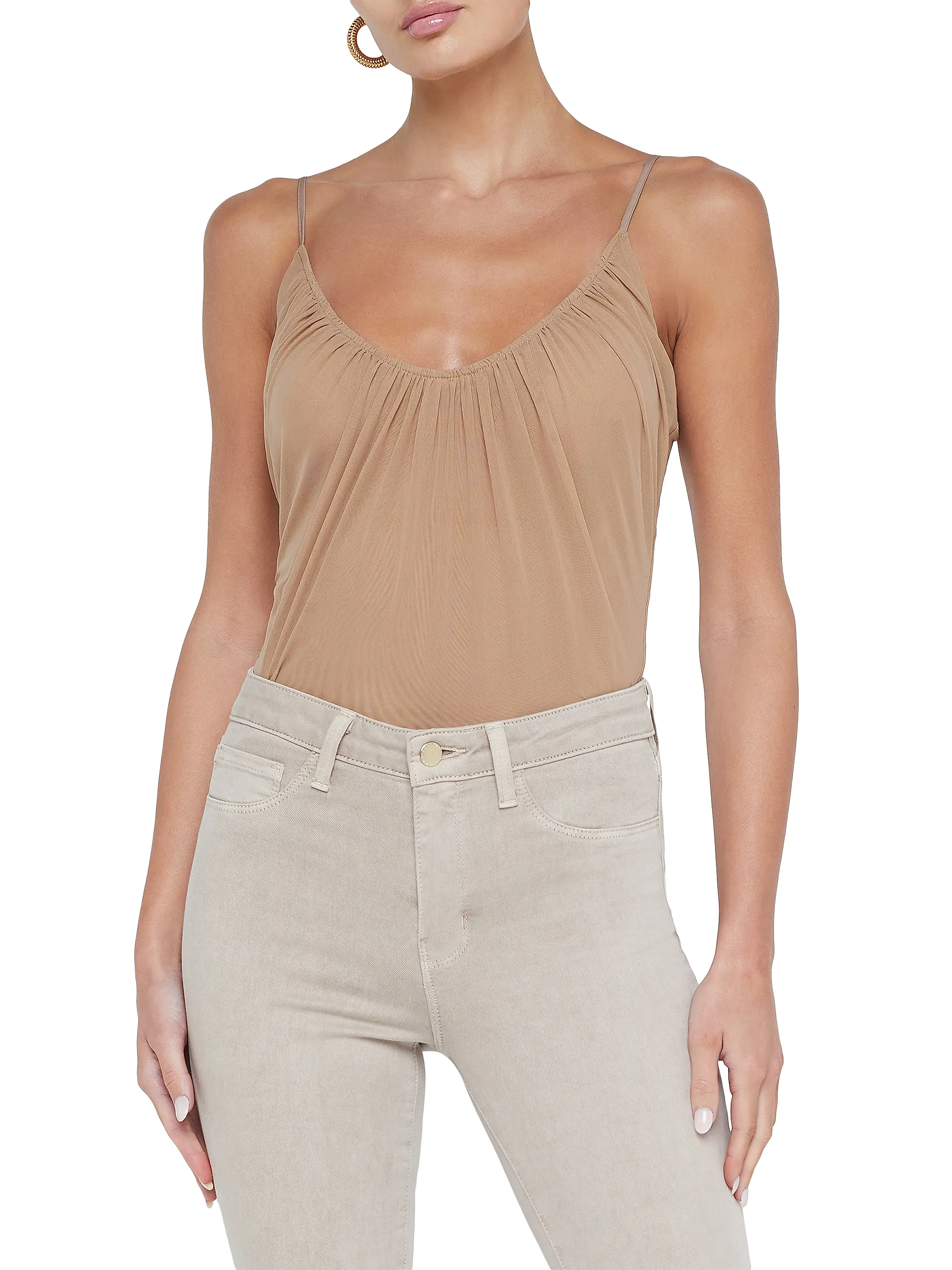 Gelina Rusched Bodysuit