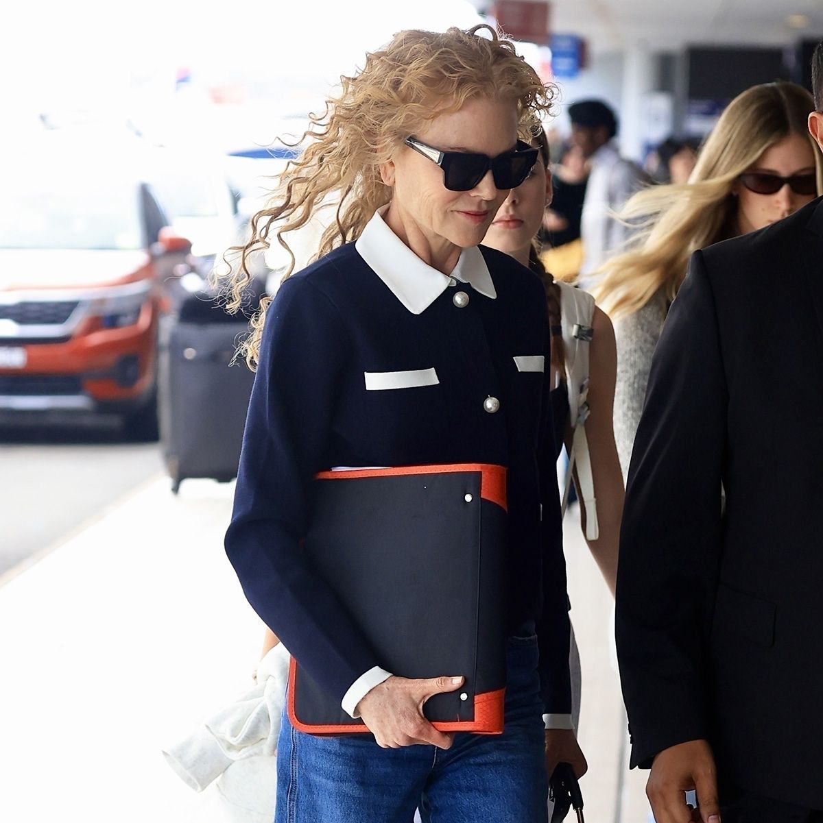 Nicole Kidman Found the Perfect Denim Trend for the Airport | Who What Wear