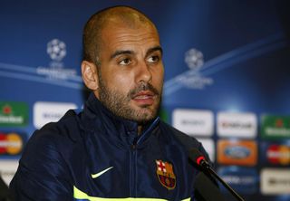 Pep Guardiola during his time as Barcelona coach