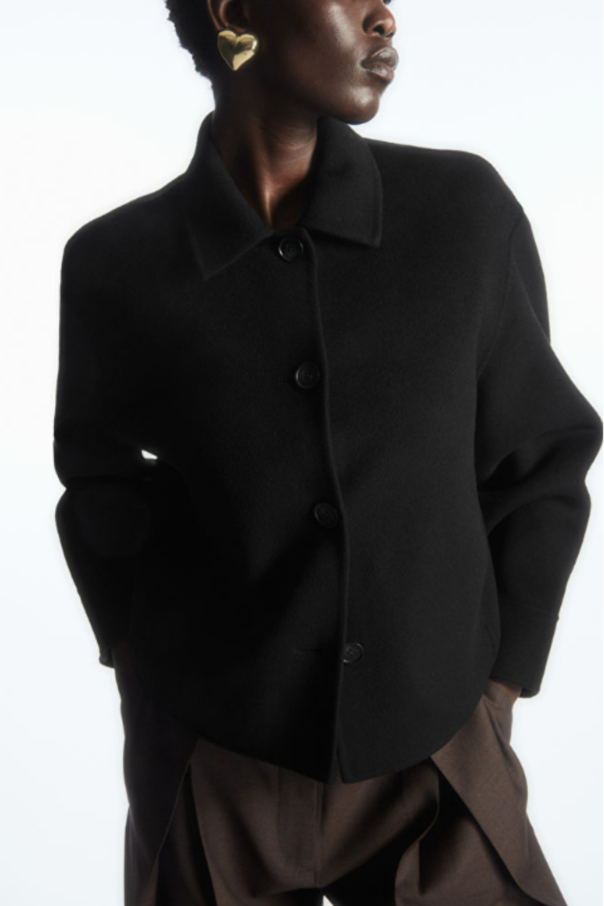 COS Boxy-Fit Double-Faced Wool Jacket