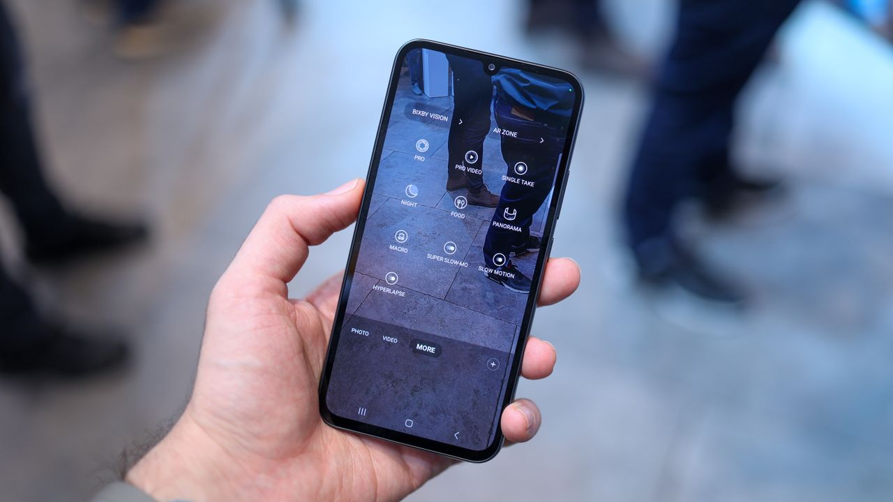 A photo of the Galaxy A34 and A54 5G