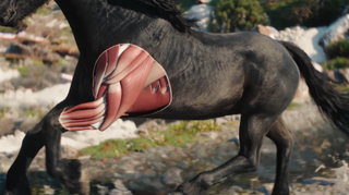 Horse physics in Unreal Engine 5.6 The Witcher 4 tech demo