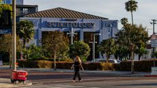 The main headquarters of the Church of Scientology in Los Angeles. 