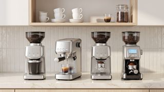 A selection of Casabrews coffee machines in a kitchen.
