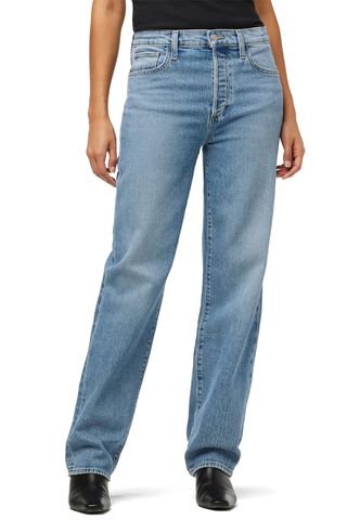 90's Niki Mid Rise Boyfriend Straight Leg Jean