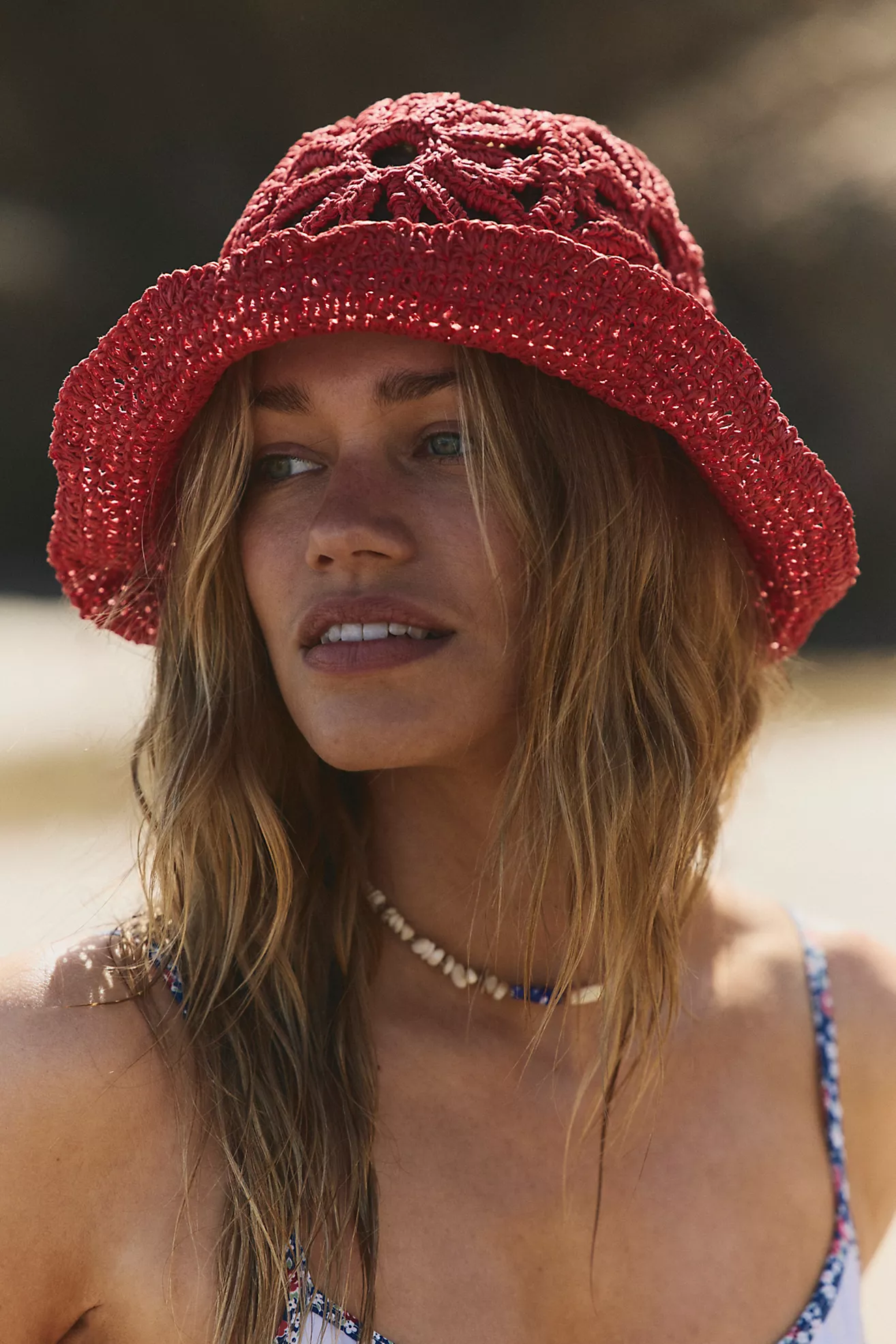 Cut-Out Daisy Straw Hat