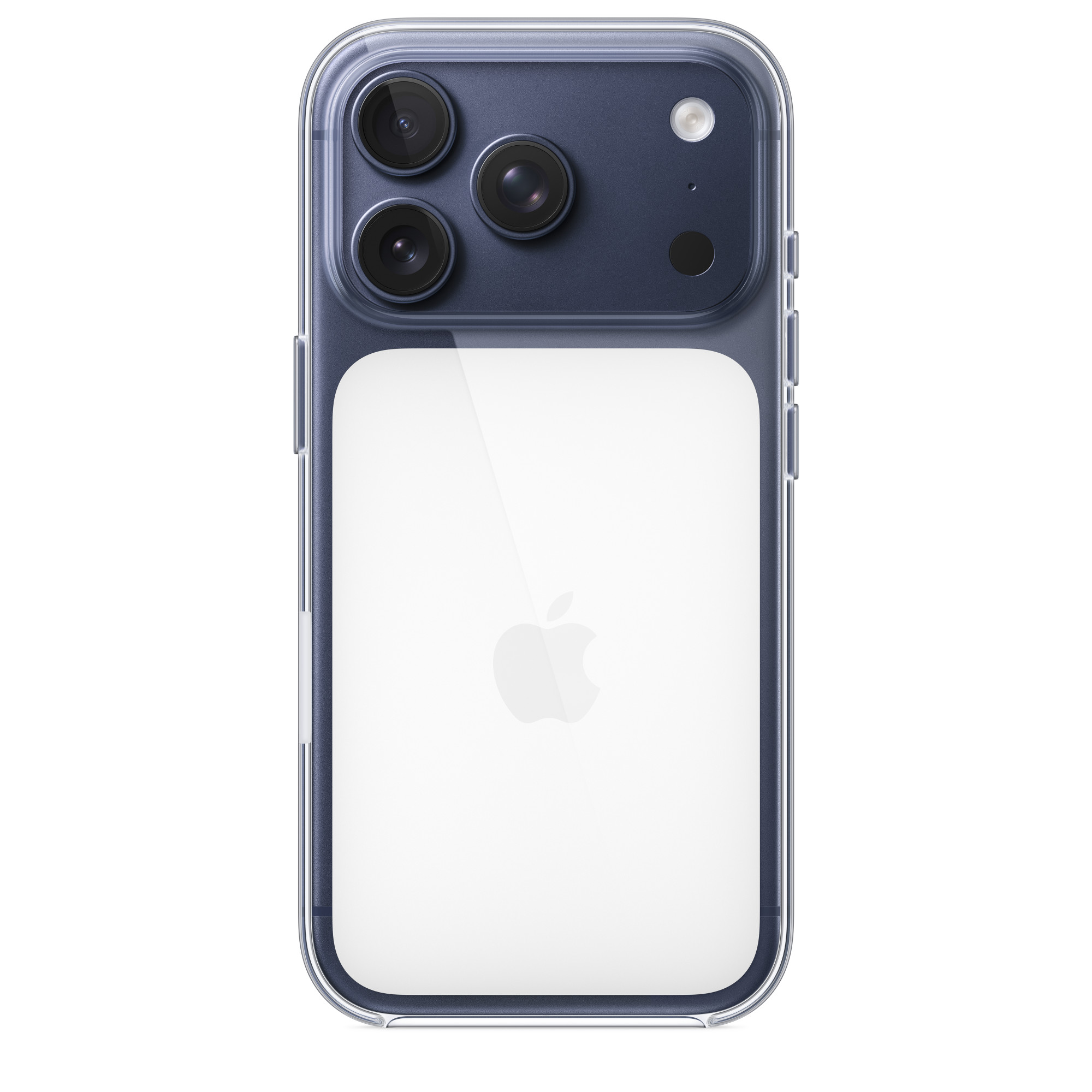 iPhone 17 Pro in clear case