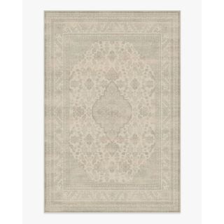 off-white vintage-inspired patterned rug