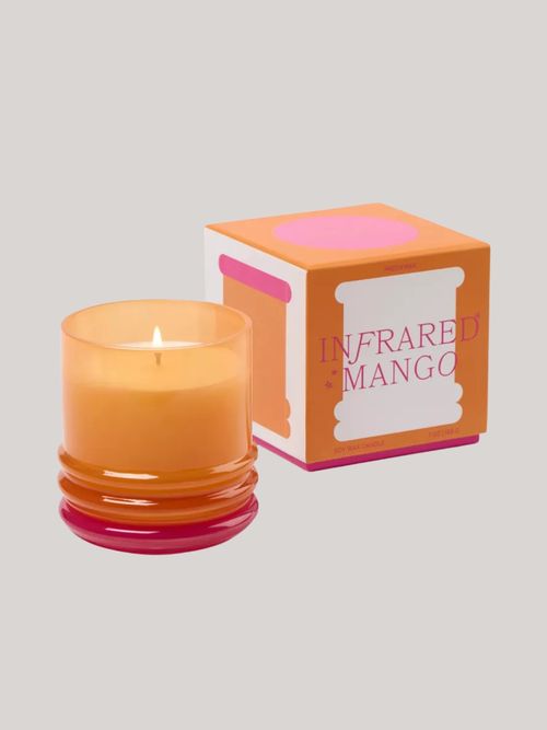 Infrared Mango Glass Scented Wax Candle
