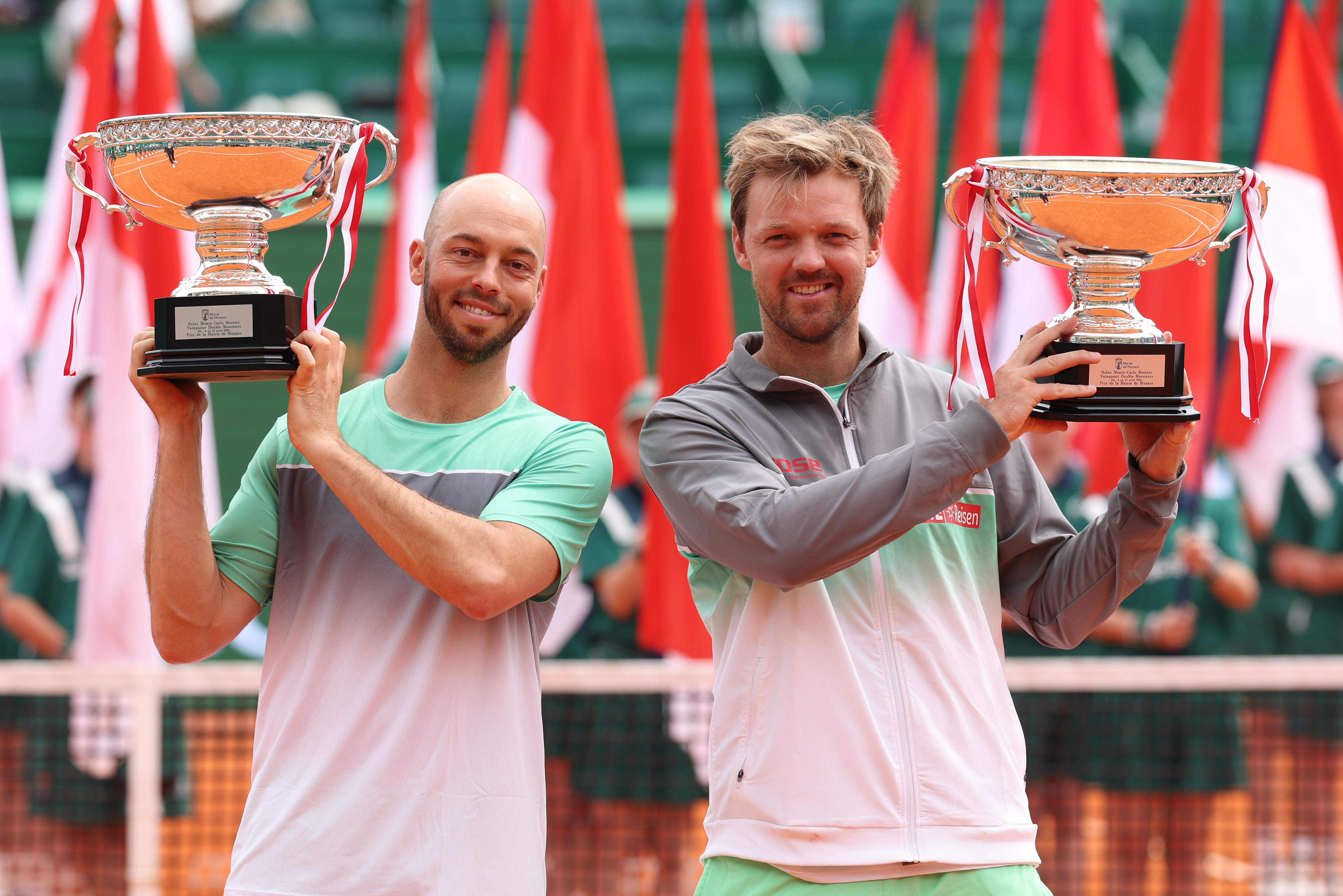Tim Putz and Kevin Krawietz at the Rolex Monte-Carlo Masters Men's Doubles Final