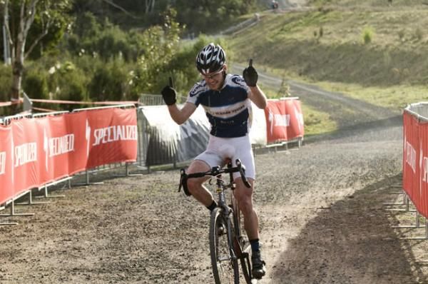 Lewis Rattray wins yet another cyclo-cross race in Victoria.
