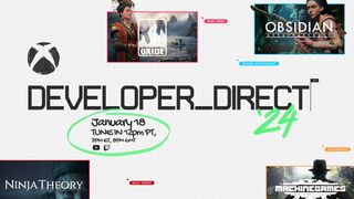 Xbox Developer Direct; a game dev logo