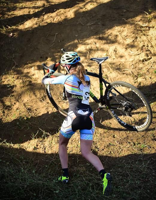 Carolina Gomez (Vanderkitten) facing the steepest run-up of the year