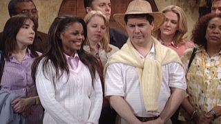 Janet Jackson and Chris Parnell on SNL