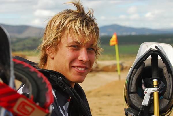Graham Mudd looks confident between motos and racing.
