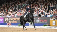 London International freestyle dressage results