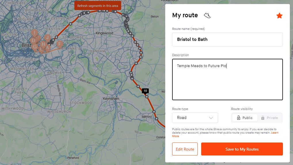 How to create a Strava route plan your own custom running or cycling