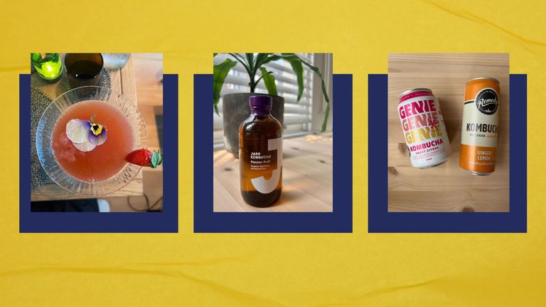 A selection of kombucha drinks from (L to R) Remedy, Genie, Jarr and Yeotown, drunk after learning how often should you drink kombucha
