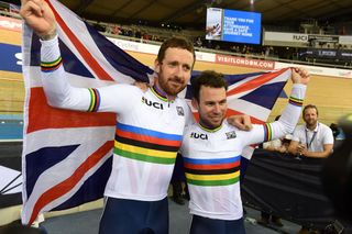 Bradley Wiggins and Mark Cavendish win the Madison, Track World Championships 2016