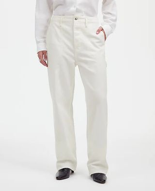 MW, Alexa Chung for Madewell Workwear Jeans in True White