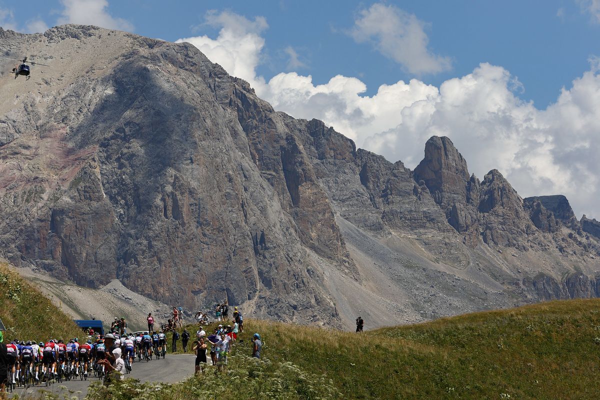Tour de France 2022 - 109th Edition - 12th stage Briancon - L'Alpe d'Huez 166 km - 14/07/2022 - Scenery - Col Du Galibier - photo Luca Bettini/SprintCyclingAgency&Acirc;&copy;2022