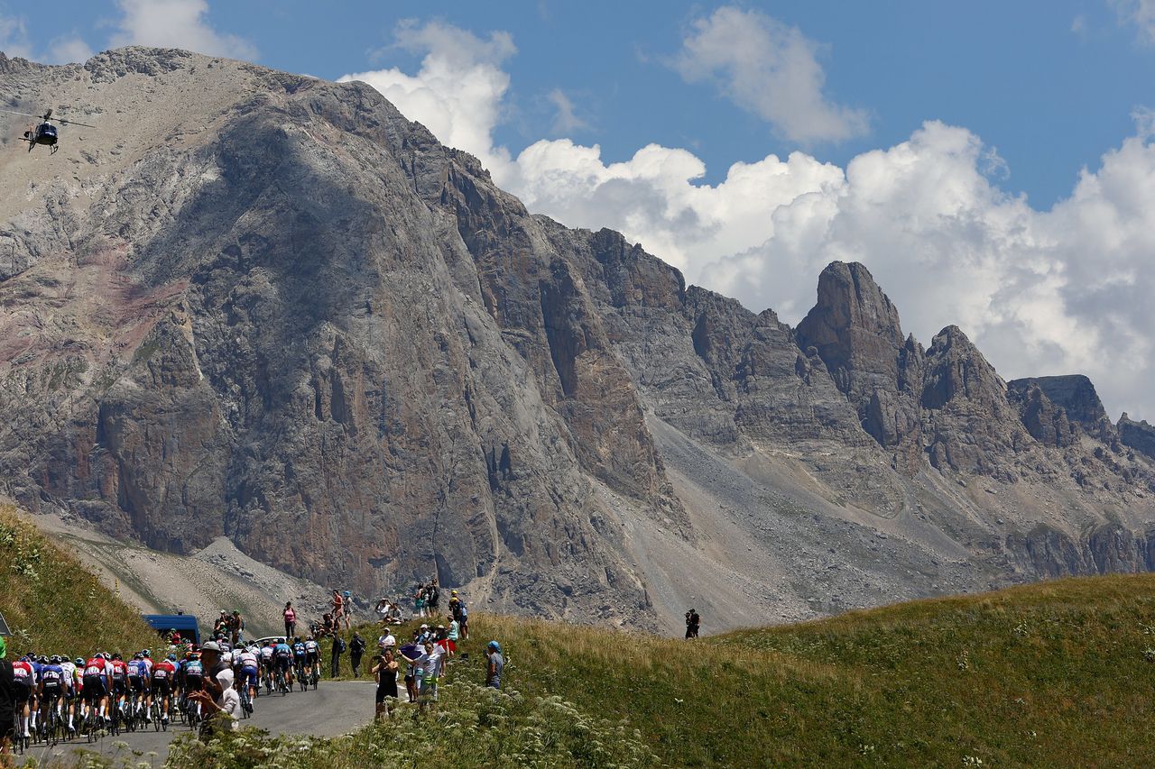 Tour de France 2022 - 109th Edition - 12th stage Briancon - L'Alpe d'Huez 166 km - 14/07/2022 - Scenery - Col Du Galibier - photo Luca Bettini/SprintCyclingAgency&Acirc;&copy;2022