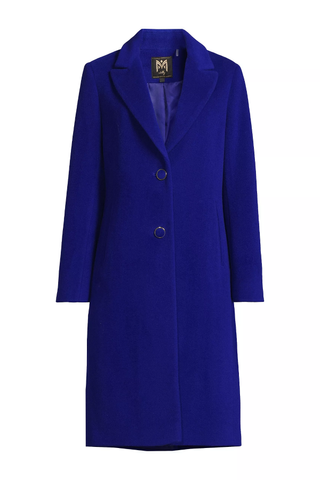 Milly Wool-Blend Single-Breasted Coat