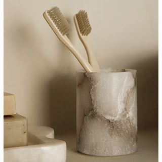 Alabaster Toothbrush Mug