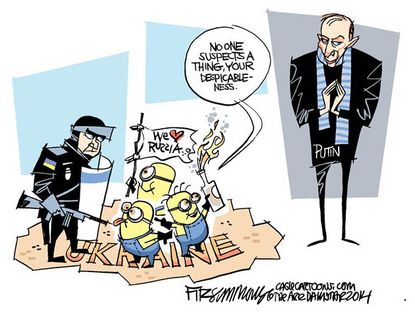 Editorial cartoon Putin Ukraine