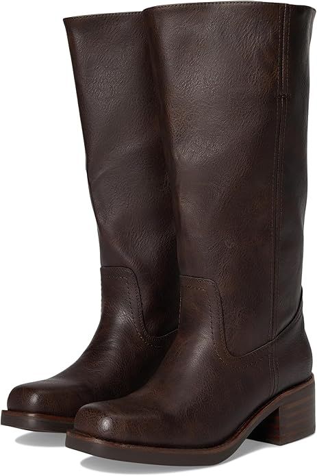 FRYE AND CO., Frye and Co. Women's Miranda 14 Wide Calf Dark Brown 7 Medium
