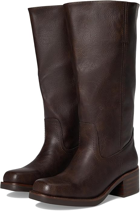 FRYE AND CO., Frye and Co. Women&#039;s Miranda 14 Wide Calf Dark Brown 7 Medium