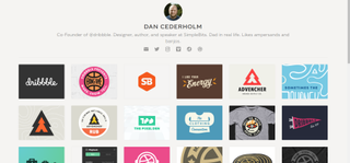 The co-founder of Dribbble has a very Dribbble-like portfolio (and that’s no bad thing)