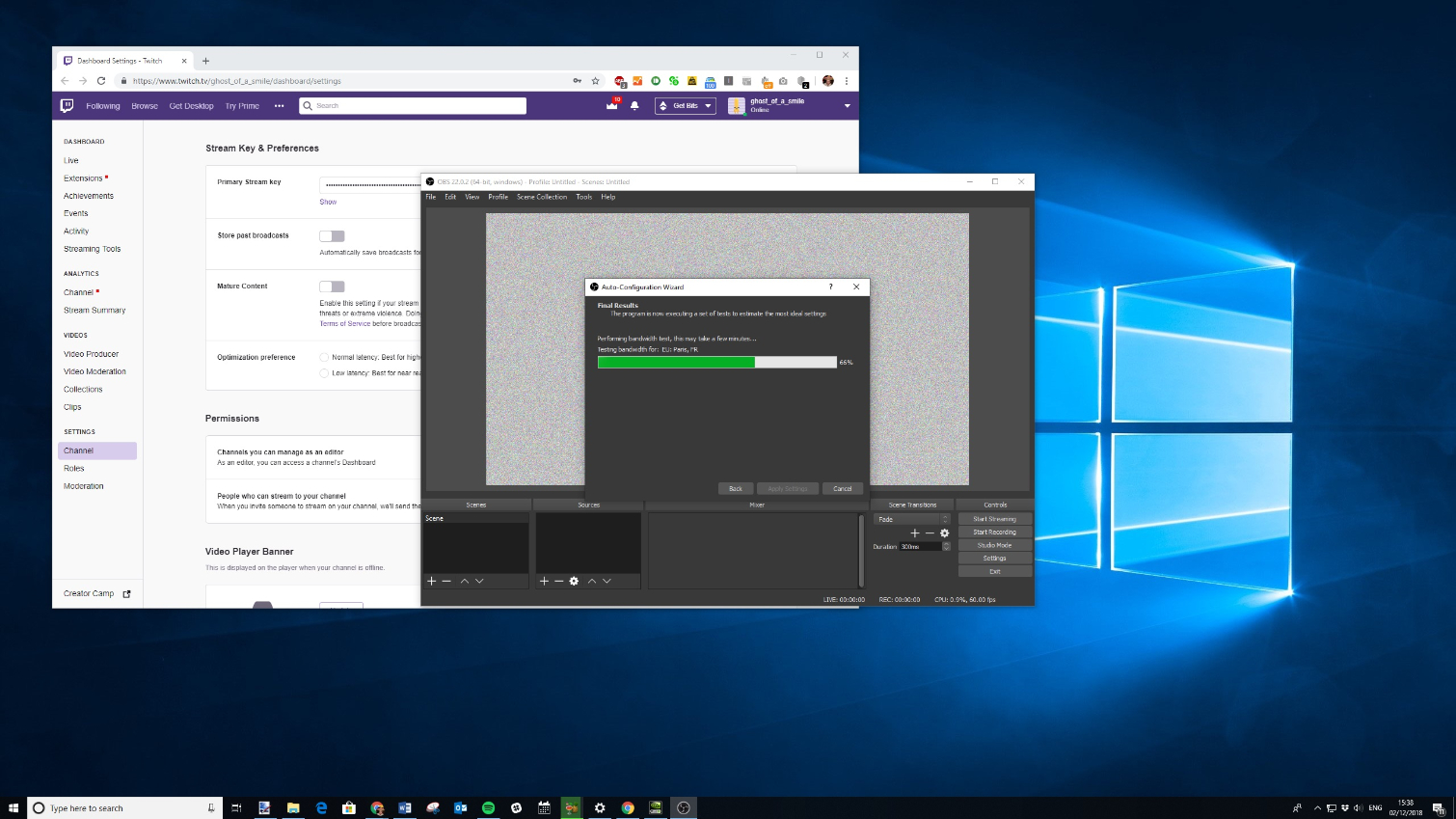 twitch streaming software for windows 10