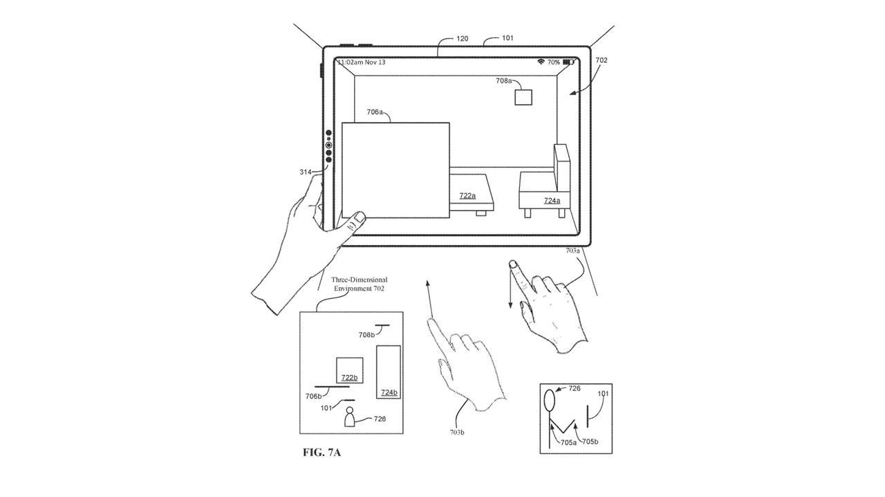 Apple hand eye tracking patent