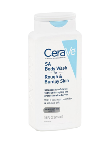  Cerave’s SA Body Wash for Rough & Bumpy Skin 