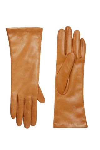 Saks Fifth Avenue COLLECTION Cashmere-Lined Leather Gloves