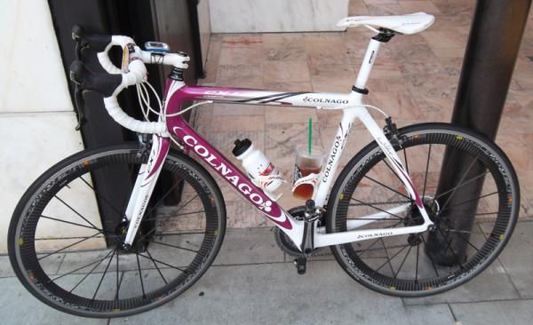 Alessandro Colnago&rsquo;s bike, which was loaned to Cycling News for the 72 mile ride