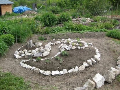 Spiral Herb Rock Garden