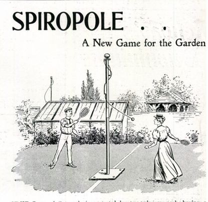 Edwardian advert for Swingball
