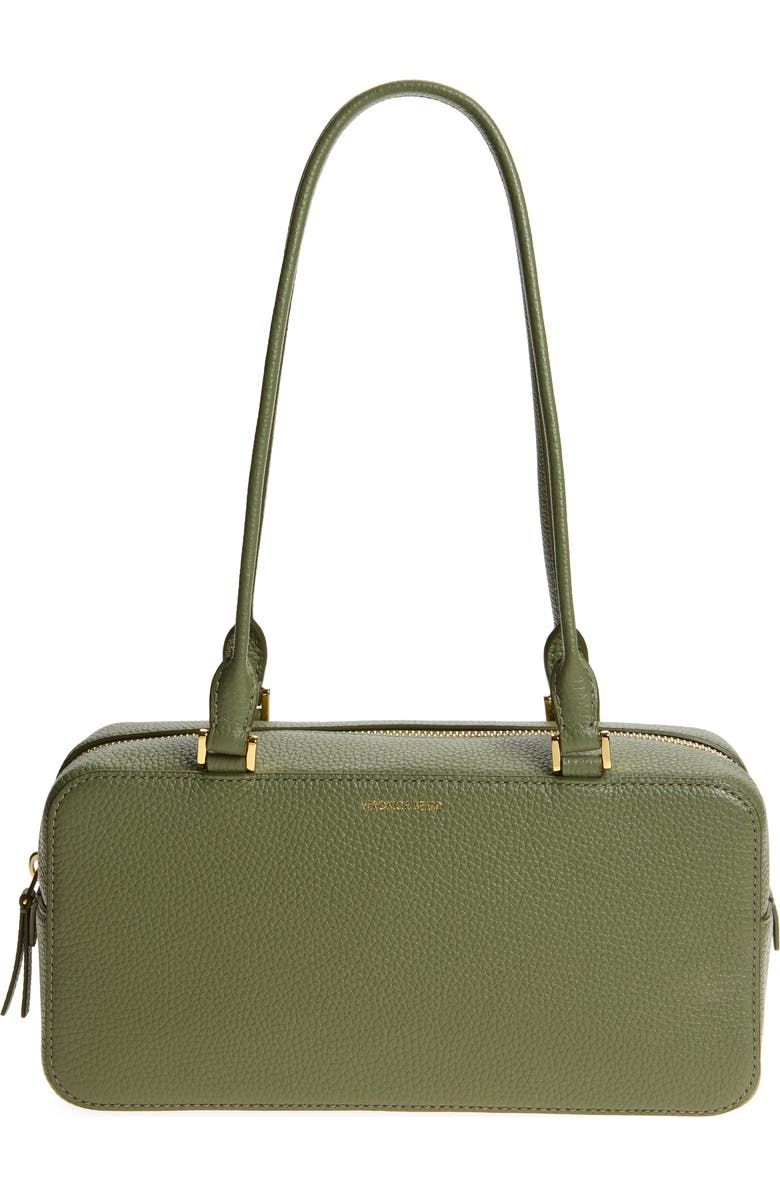 Boxy Leather Shoulder Bag