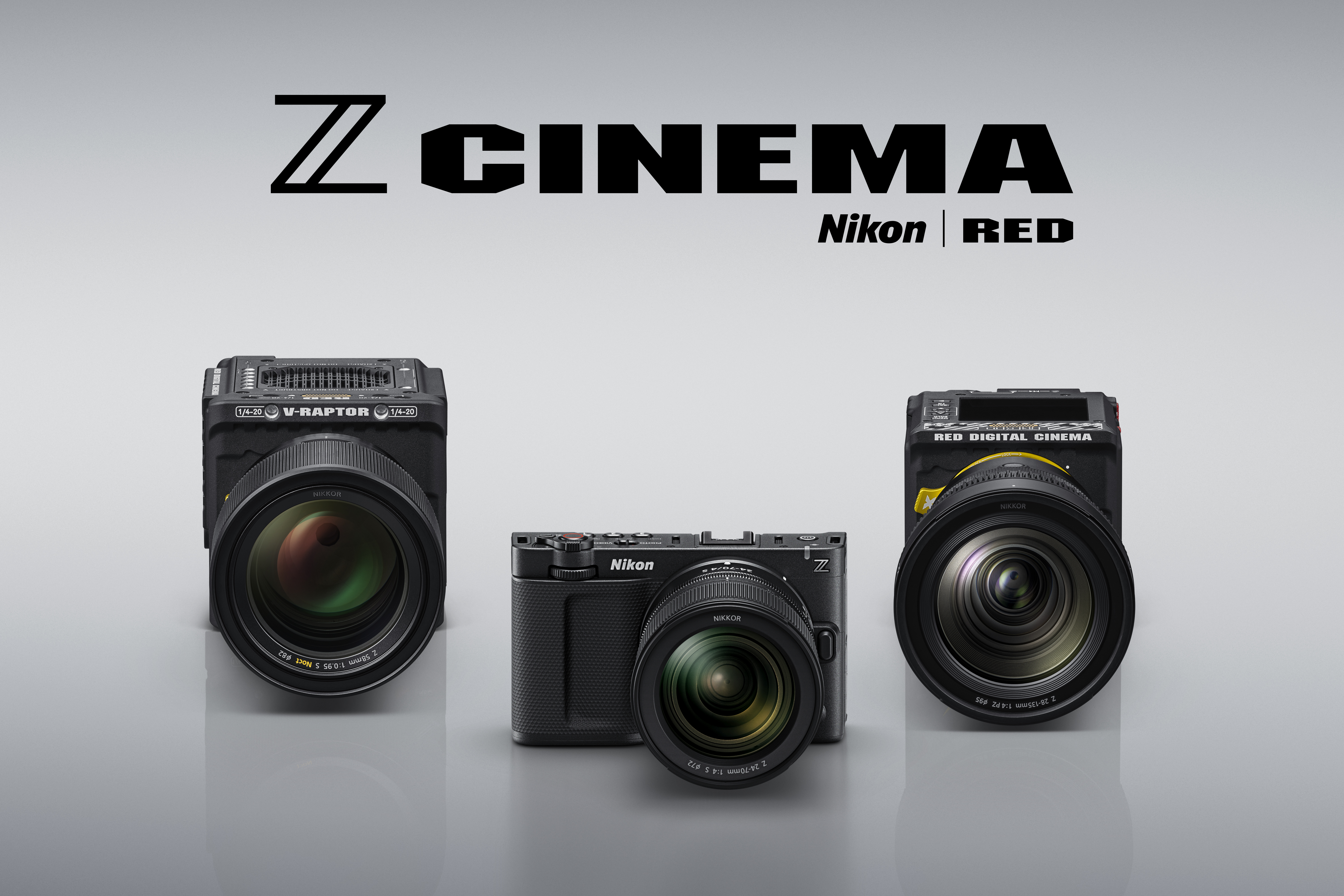 Nikon Z Cinema line with Raptor, ZR, and Komodo cameras