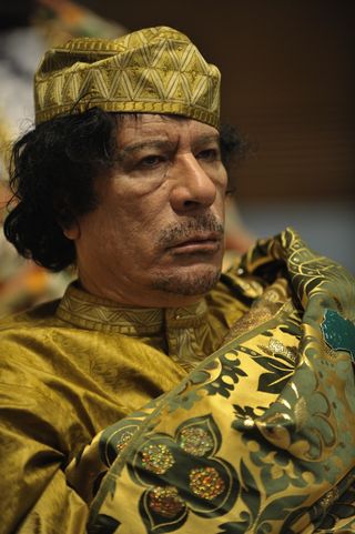 Muammar Gadhafi in 2009