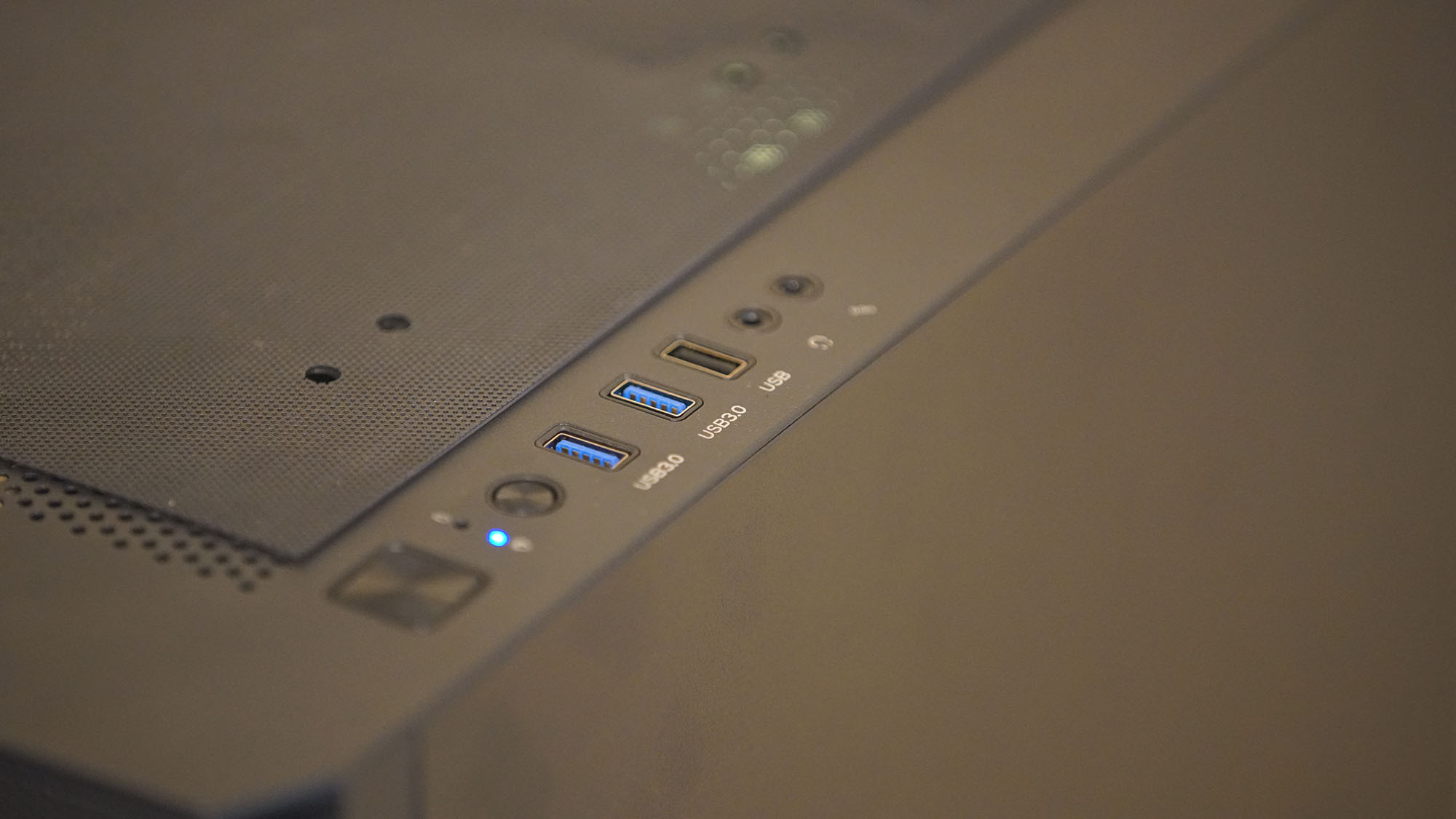 A Quoted Tech Shield gaming PC on a desk